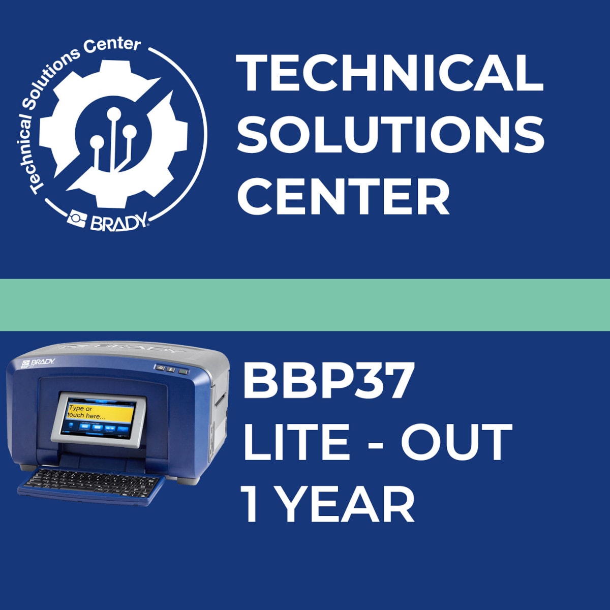 BRADY - Contratto di assistenza BBP37 Lite Out 1 anno