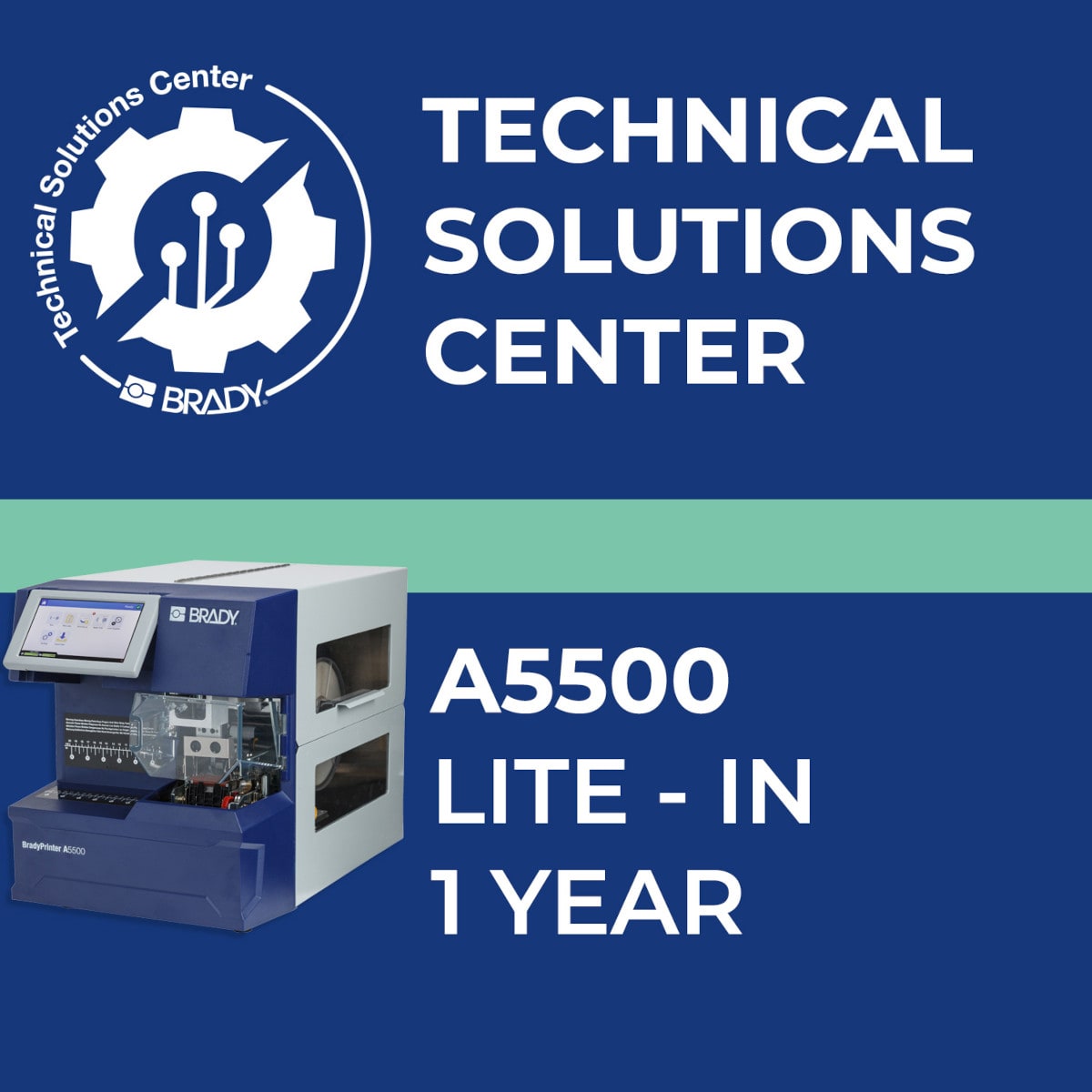 BRADY - Contratto di assistenza A5500 Lite In 1 anno