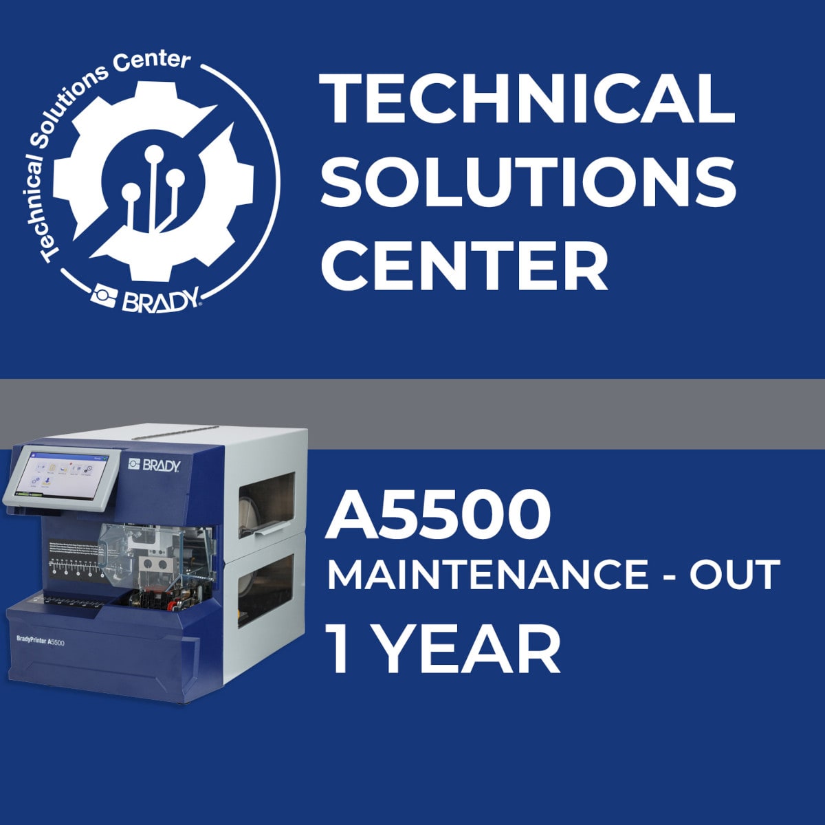 BRADY - Contratto di assistenza A5500 Maintenance Out 1 anno