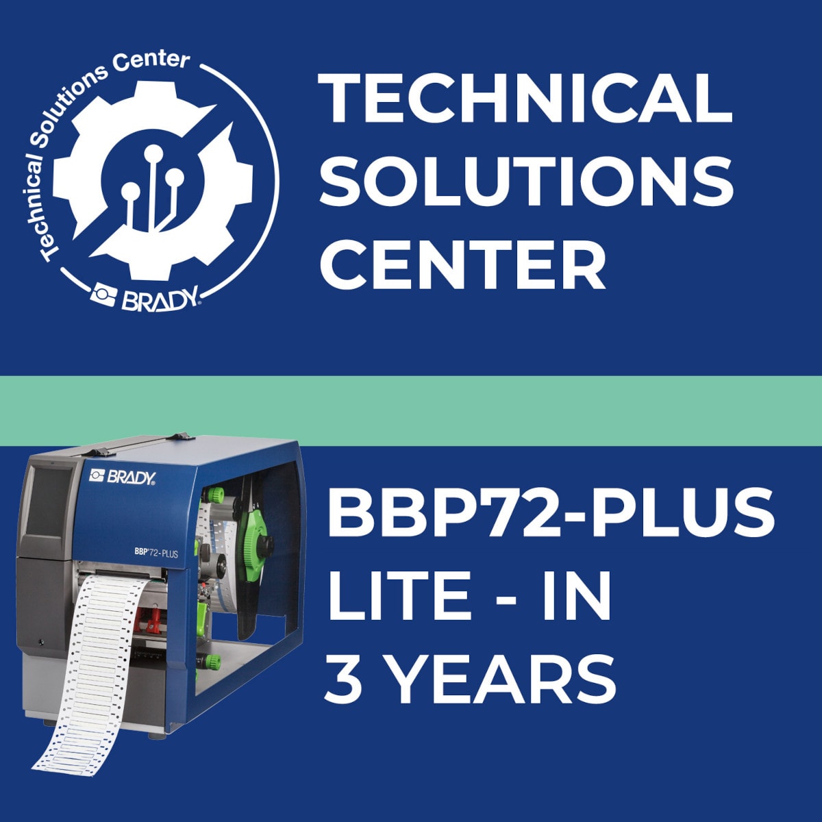 BRADY - Contratto di assistenza BBP72+ Lite In 3 anni