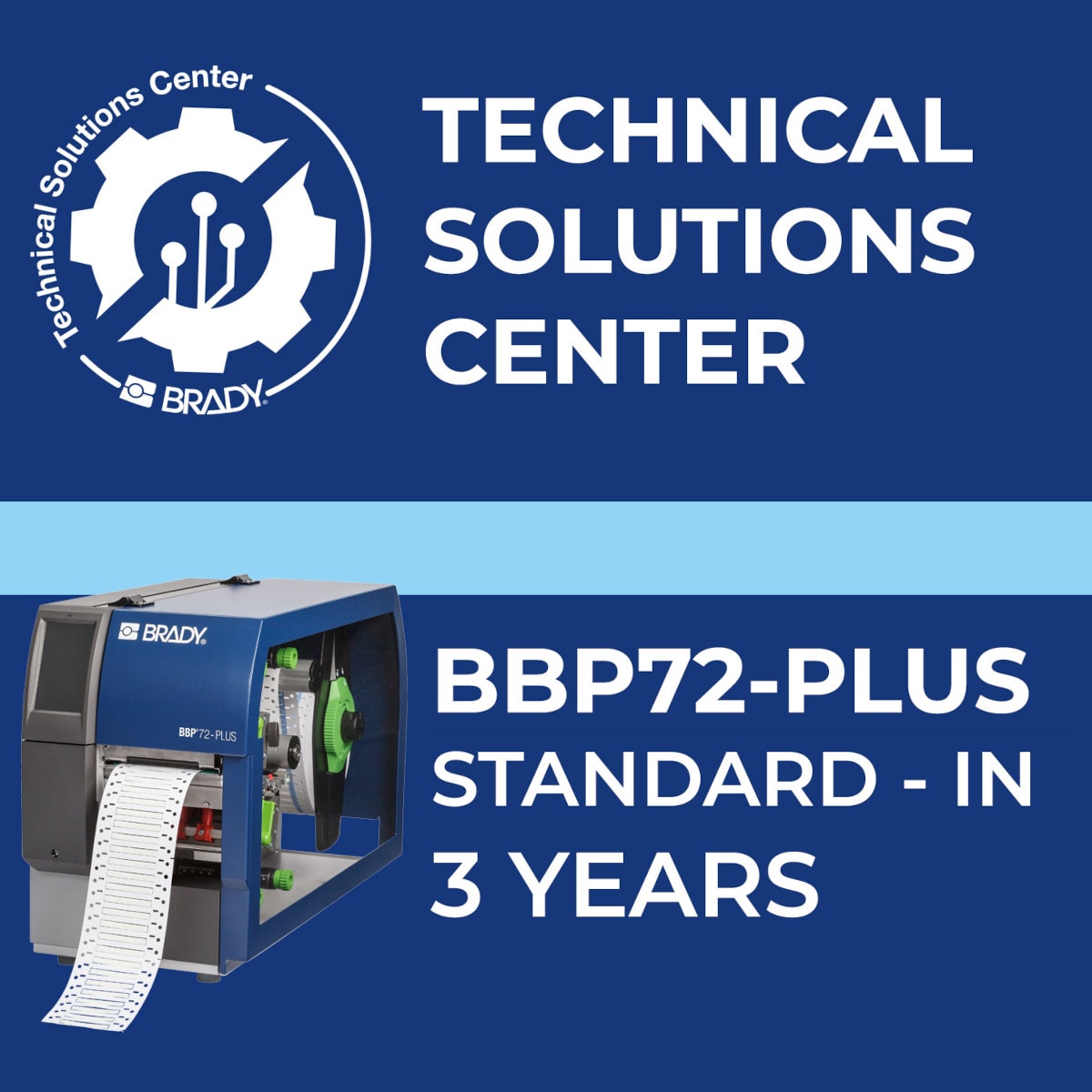 BRADY - Contratto di assistenza BBP72+ Standard In 3 anni