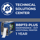 BRADY - Contratto di assistenza BBP72+ Maintenance Out stampante aggiuntiva 1 anno
