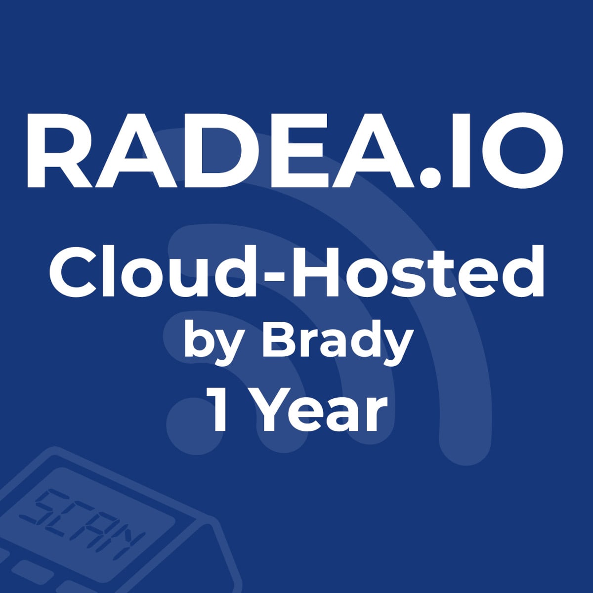 BRADY - RADEA.IO hosted in cloud da Brady, 1 anno