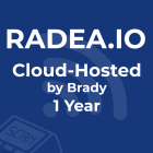 BRADY - RADEA.IO hosted in cloud da Brady, 1 anno
