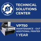 BRADY - Contratto di assistenza VP750 Maintenance Out stampante aggiuntiva 1 anno
