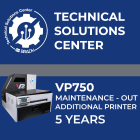 BRADY - Contratto di assistenza VP750 Maintenance Out stampante aggiuntiva 5 anni