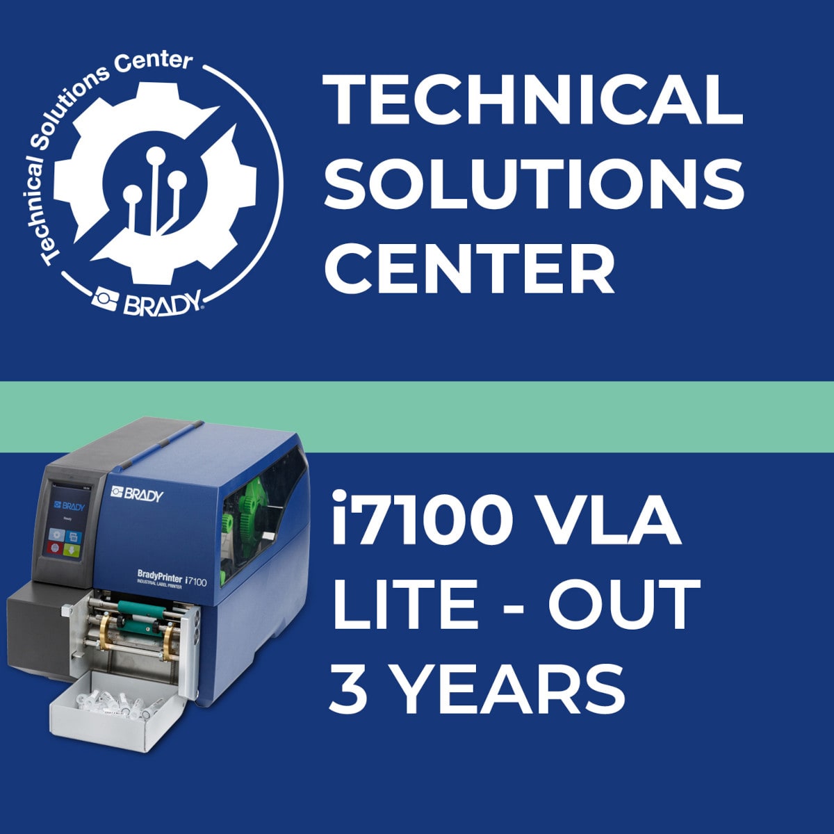 BRADY - Contratto di assistenza i7100 VLA Lite Out 3 anni