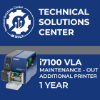 BRADY - Contratto di assistenza i7100 VLA Maintenance Out stampante aggiuntiva 1 anno