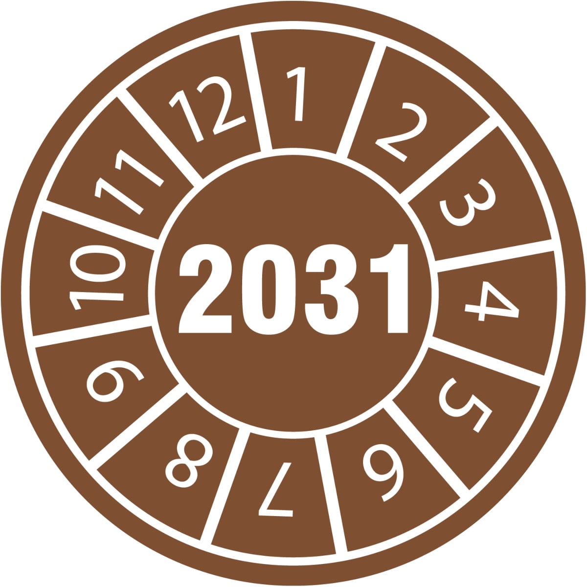 BRADY - Etichette antimanomissione con data di ispezione