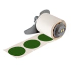 BRADY - Etichetta di ispezione M710, 25 mm, Verde 323216