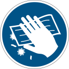 BRADY - Segnaletica di sicurezza ISO - Disinfettare la superficie 323236