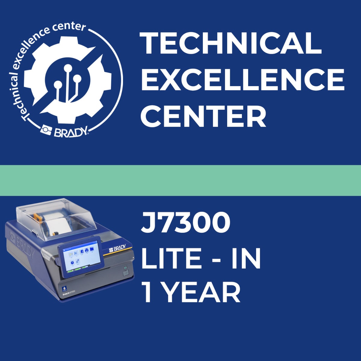 BRADY - Contratto di assistenza J7300 Lite In 1 anno 323717