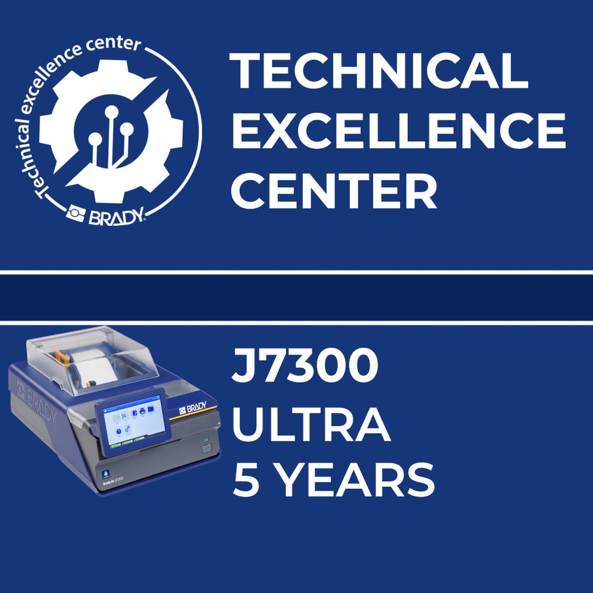 BRADY - Contratto di assistenza J7300 Ultra 5 anni 323724