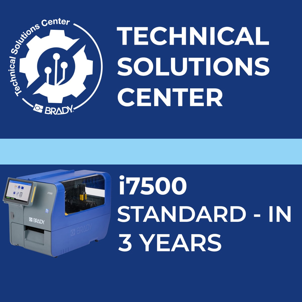 BRADY - Contratto di assistenza i7500 Standard In 3 anni