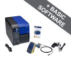 BRADY - Kit stampante industriale per etichette i6100 300 dpi con scanner V2200 - EU