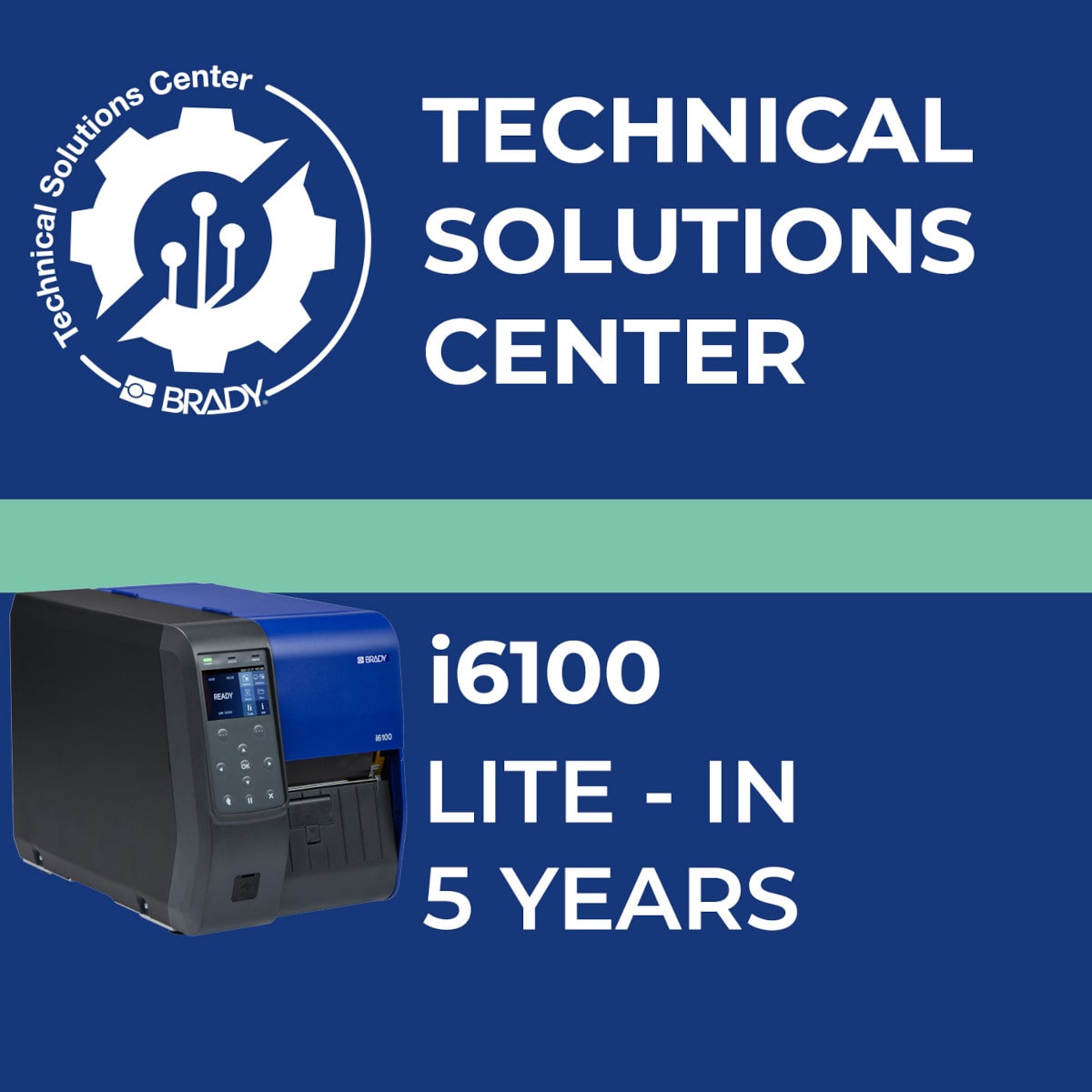 BRADY - Contratto di assistenza i6100 Lite In 5 anni