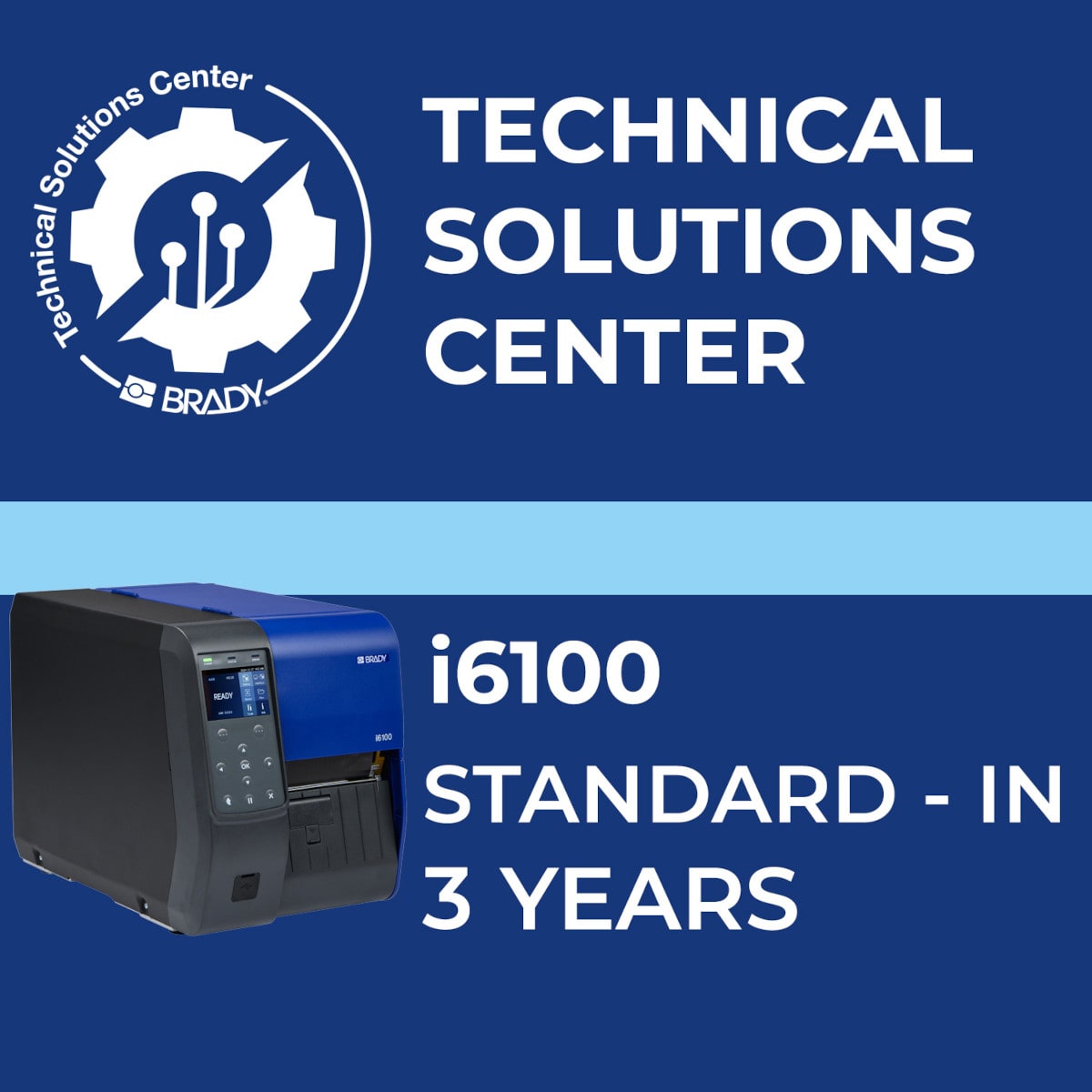 BRADY - Contratto di assistenza i6100 Standard In 3 anni