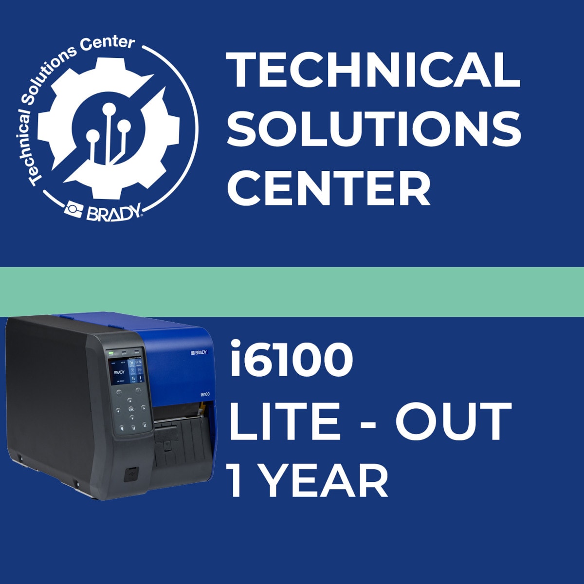 BRADY - Contratto di assistenza i6100 Lite Out 1 anno