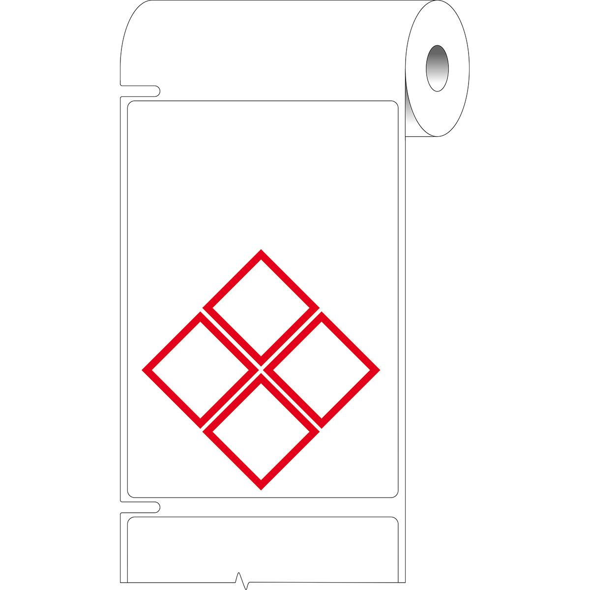 BRADY - Etichette prestampate per stampanti da tavolo per sostanze pericolose CLP-GHS 622288