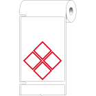 BRADY - Etichette prestampate per stampanti da tavolo per sostanze pericolose CLP-GHS 622330