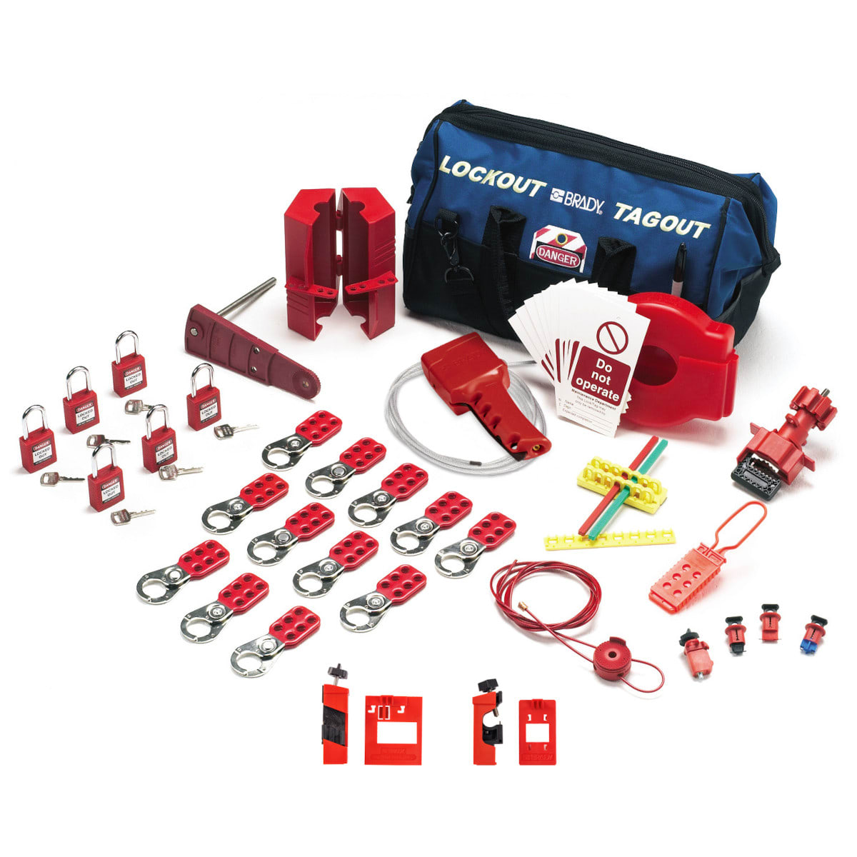 BRADY - Kit di lockout per valvole e componenti elettrici 806174