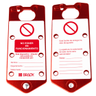 BRADY - NO PONER EN F.. LOTO HASP RED ESP PK5