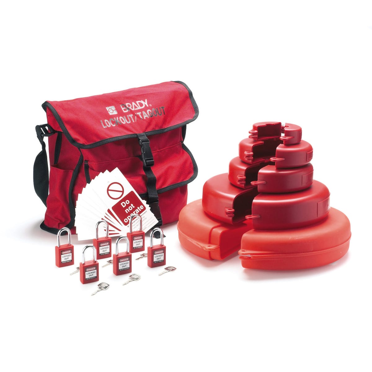 BRADY - Gate Valve Lockout Kit Portuguese