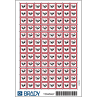 BRADY - Simbolo GHS – GHS09 – Sostanza pericolosa per l’ambiente acquatico 814019