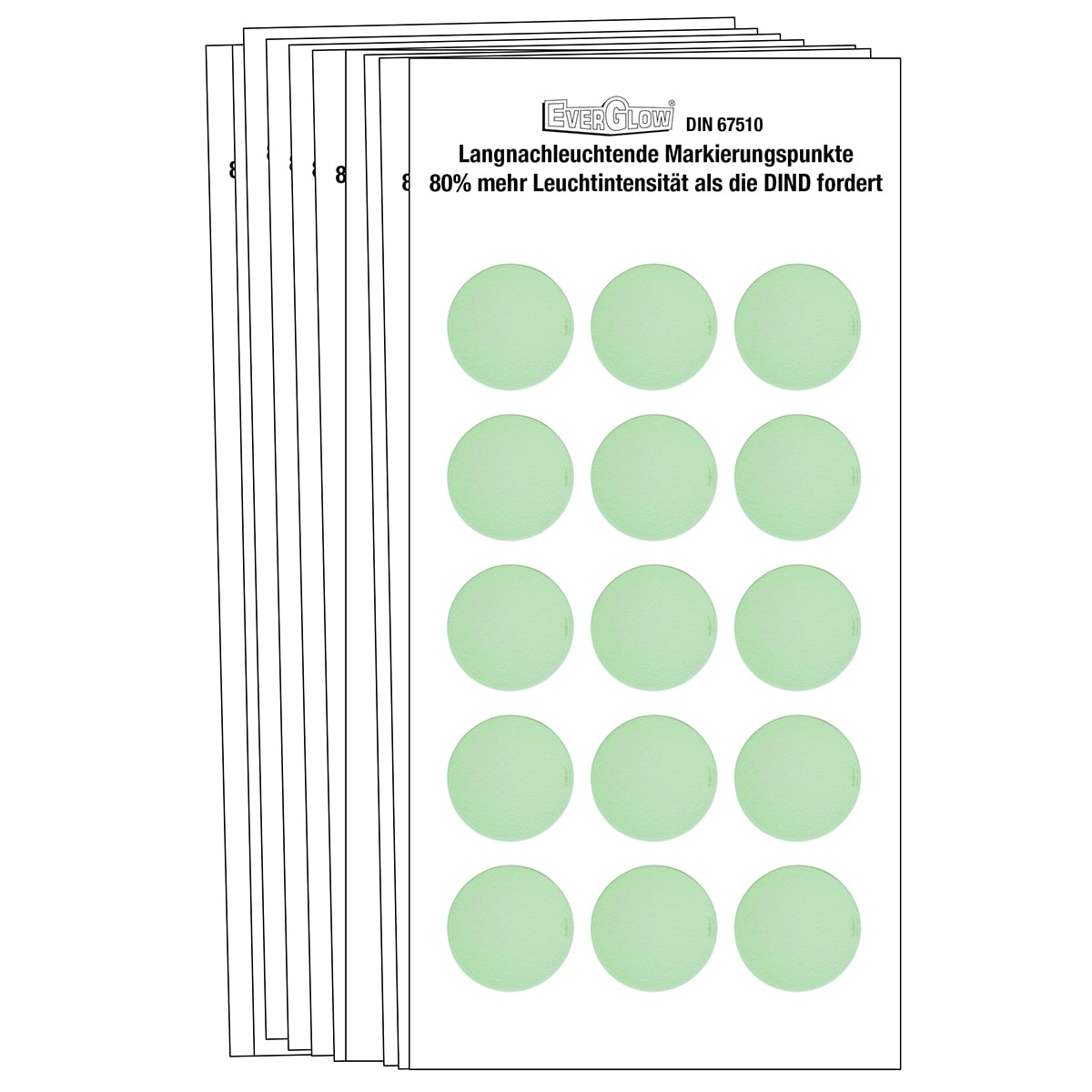 BRADY - DISCHI FOTOLUMINESCENTI-DIAM. 2,5 10/CONF 814044