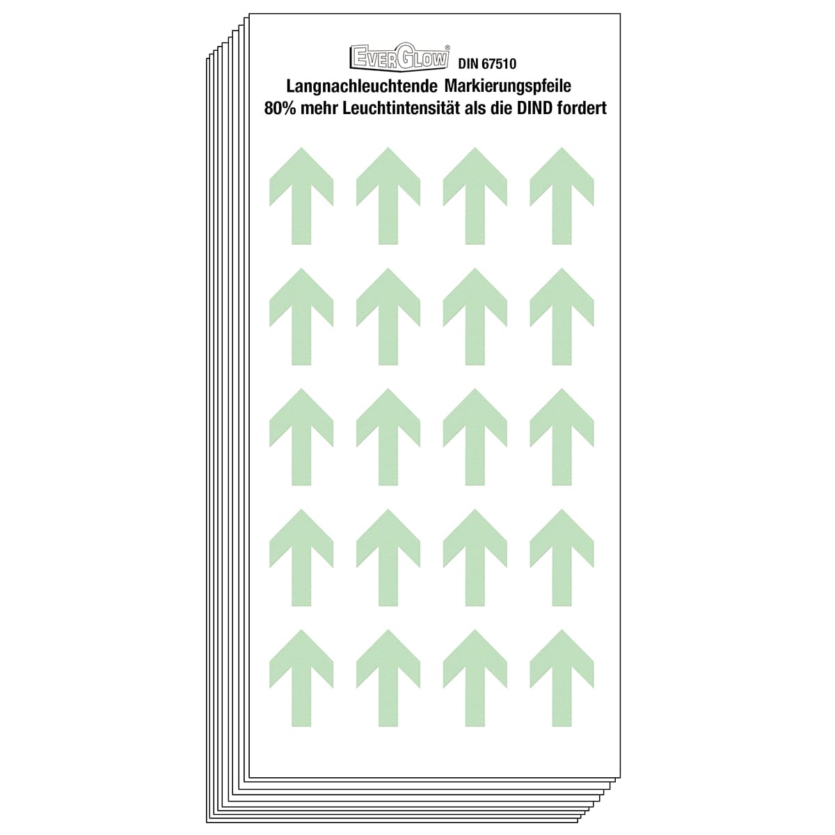 BRADY - FRECCE FOTOLUMINESCENTI SCHEMA 1 10/CONF 814045