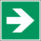 BRADY - Segnaletica di sicurezza ISO Freccia direzionale 90 gradi 814413