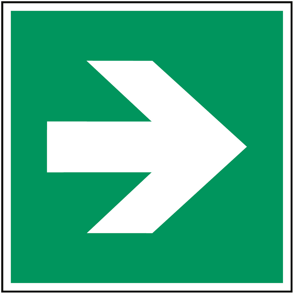 BRADY - Segnaletica di sicurezza ISO Freccia direzionale 90 gradi 814422