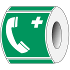 BRADY - Segnaletica di sicurezza ISO – Telefono di emergenza 814753
