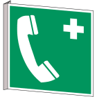 BRADY - Segnaletica di sicurezza ISO – Telefono di emergenza