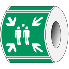 BRADY - Segnaletica di sicurezza ISO – Punto di ritrovo ed evacuazione 814912