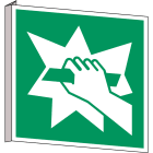 BRADY - Segnaletica di sicurezza ISO – Rompere in caso di emergenza 815092