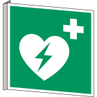 BRADY - Segnaletica di sicurezza ISO – Defibrillatore esterno di emergenza 815408