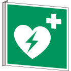 BRADY - Segnaletica di sicurezza ISO – Defibrillatore esterno di emergenza 815408