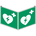 BRADY - Segnaletica di sicurezza ISO – Defibrillatore esterno di emergenza