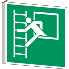 BRADY - Segnaletica di sicurezza ISO – Finestra di emergenza con scala
