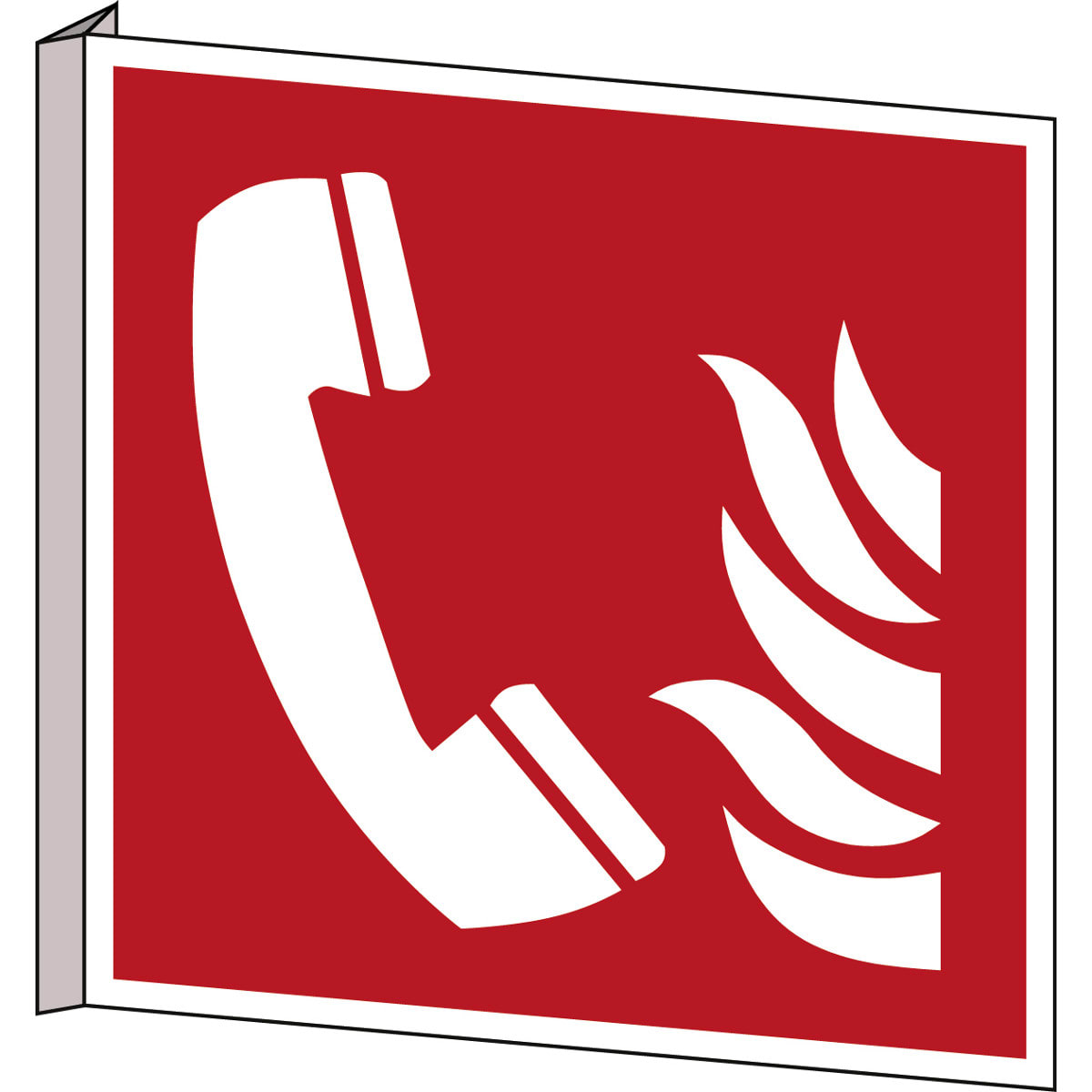 BRADY - Segnaletica di sicurezza ISO – Telefono di emergenza antincendio