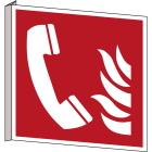 BRADY - Segnaletica di sicurezza ISO – Telefono di emergenza antincendio