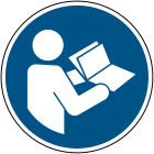 BRADY - Segnaletica di sicurezza ISO – Consultare l’opuscolo/manuale di istruzioni