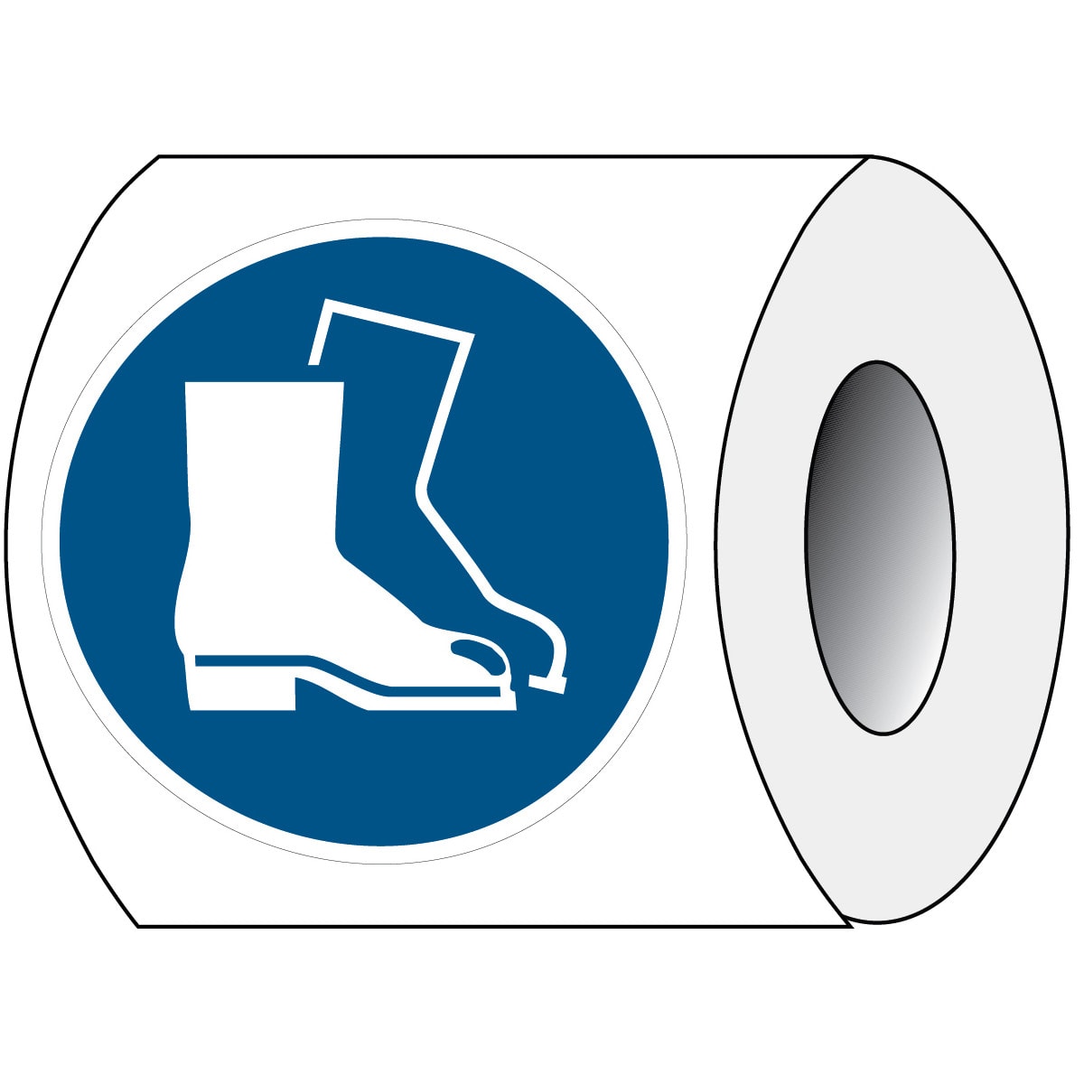 BRADY - Segnaletica di sicurezza ISO – È obbligatorio indossare scarpe di sicurezza 819013