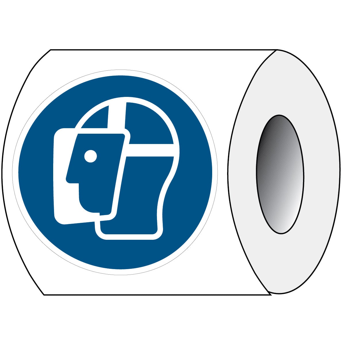 BRADY - Segnaletica di sicurezza ISO – È obbligatorio indossare la visiera 819760