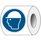 BRADY - Segnaletica di sicurezza ISO – È obbligatorio indossare il casco di protezione