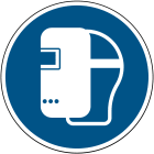 BRADY - Segnaletica di sicurezza ISO È obbligatorio indossare la maschera per saldatura 820656