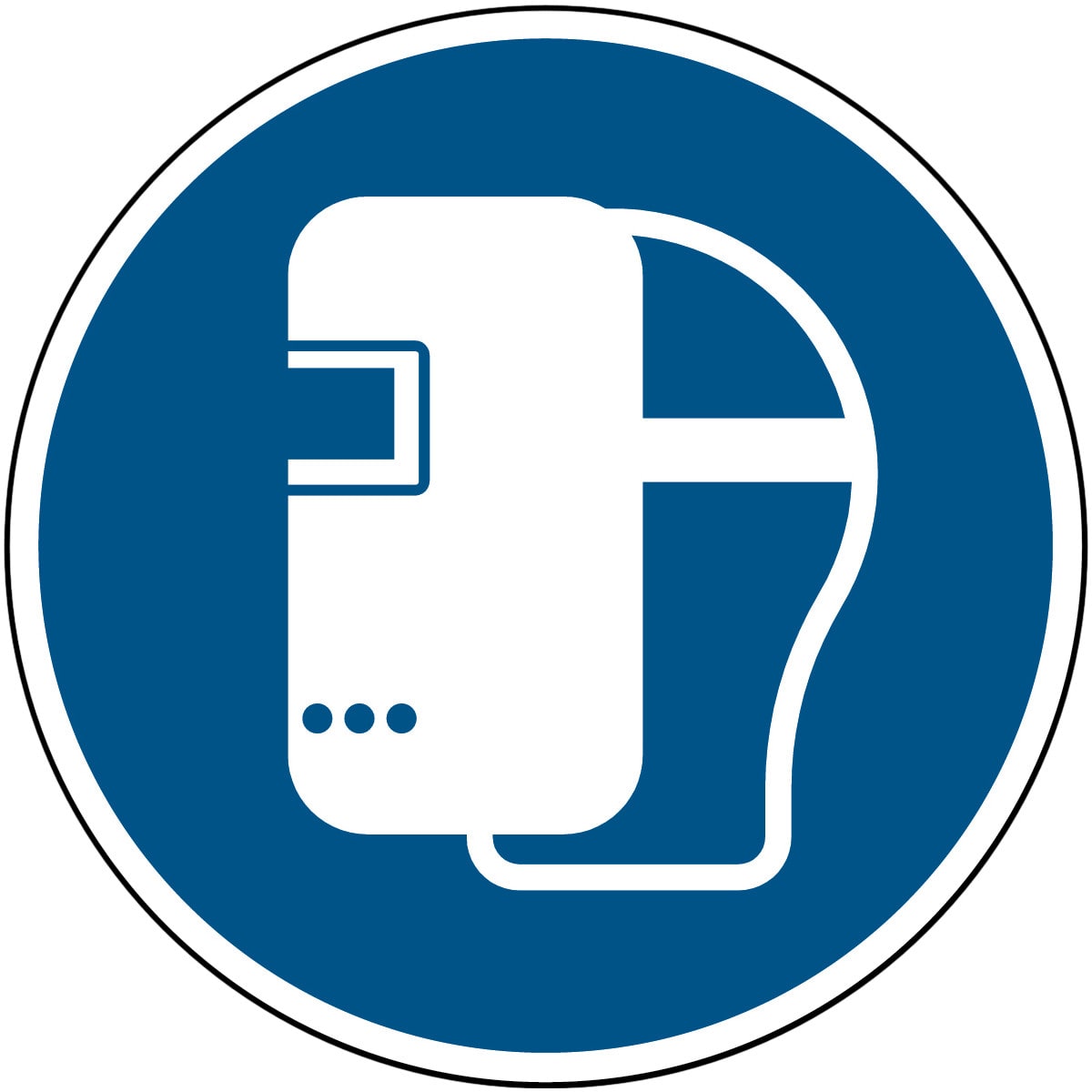 BRADY - Segnaletica di sicurezza ISO È obbligatorio indossare la maschera per saldatura 820663