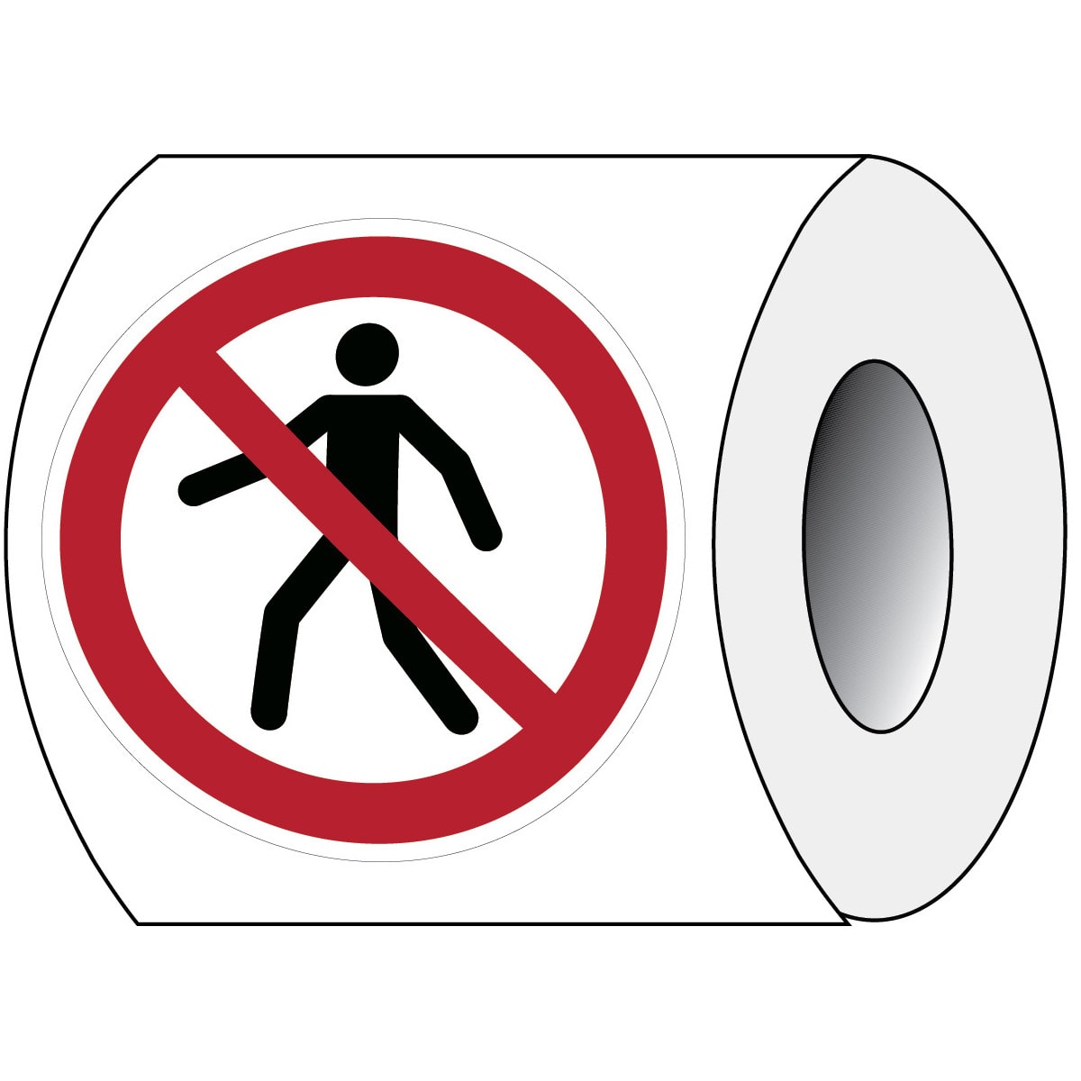 BRADY - Segnaletica di sicurezza ISO – Divieto di transito ai pedoni 822291