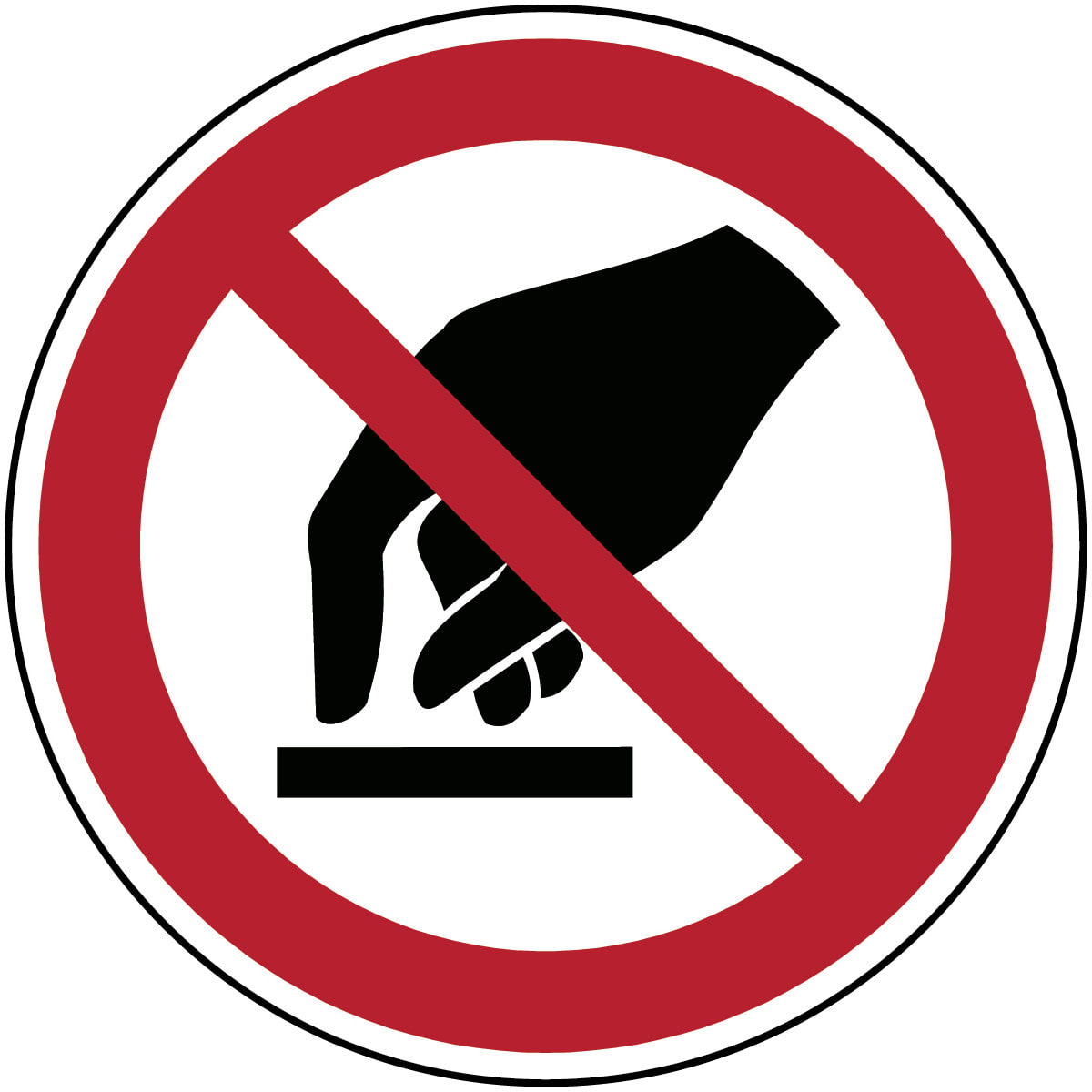 BRADY - Segnaletica di sicurezza ISO – Non toccare